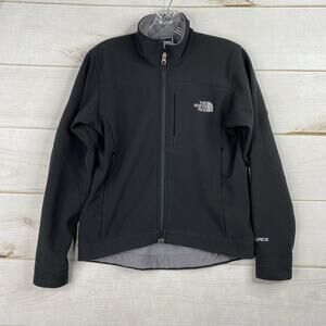 The North Face Jacket Womens XS Black Apex Softshell Pockets Full Zip Mock Neck